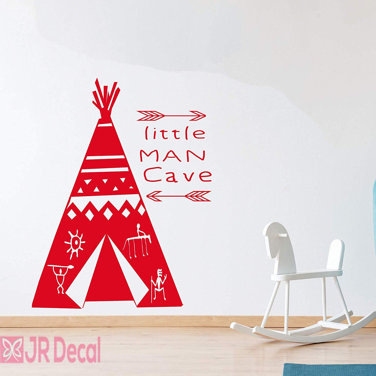 Little MAN Cave- Nursery Wall sticker