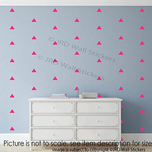 110 pieces Triangle Signs Wall Stickers Removable Vinyl decals