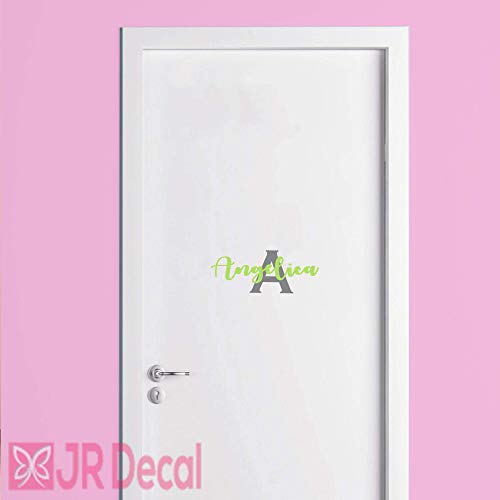 Custom name wall sticker Monogram for Baby