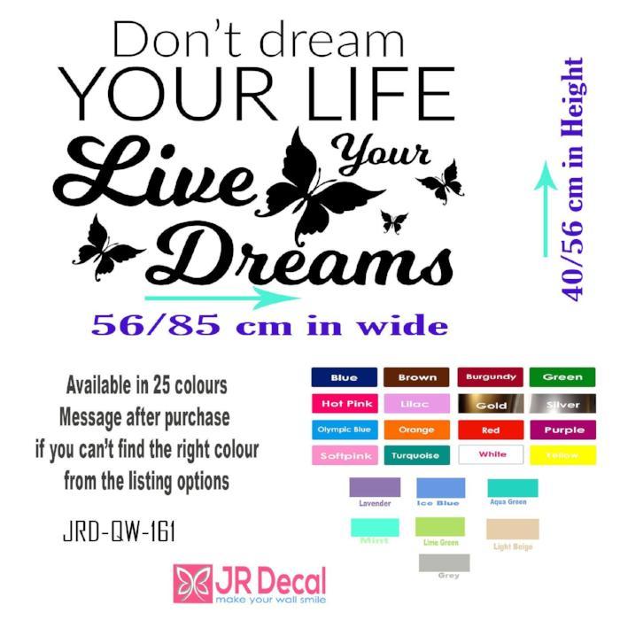 inspirational quotes wall stickers