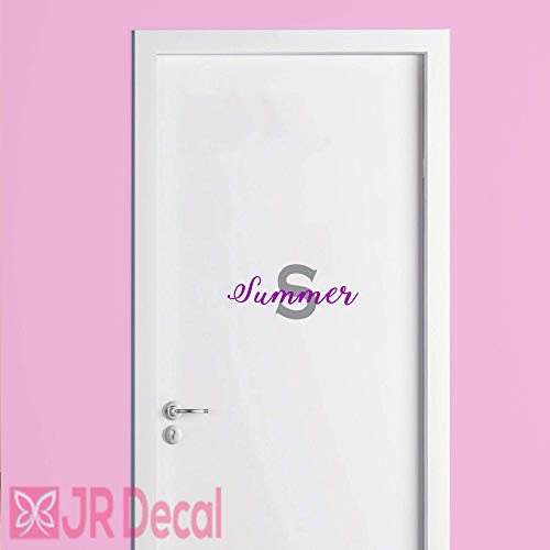 Custom name wall sticker Monogram for Baby Girls