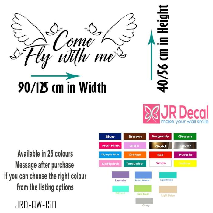 bedroom wall sticker quotes