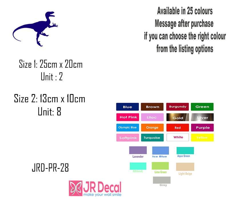 Tyrannosaurus T-Rex Dinosaur Wall Stickers