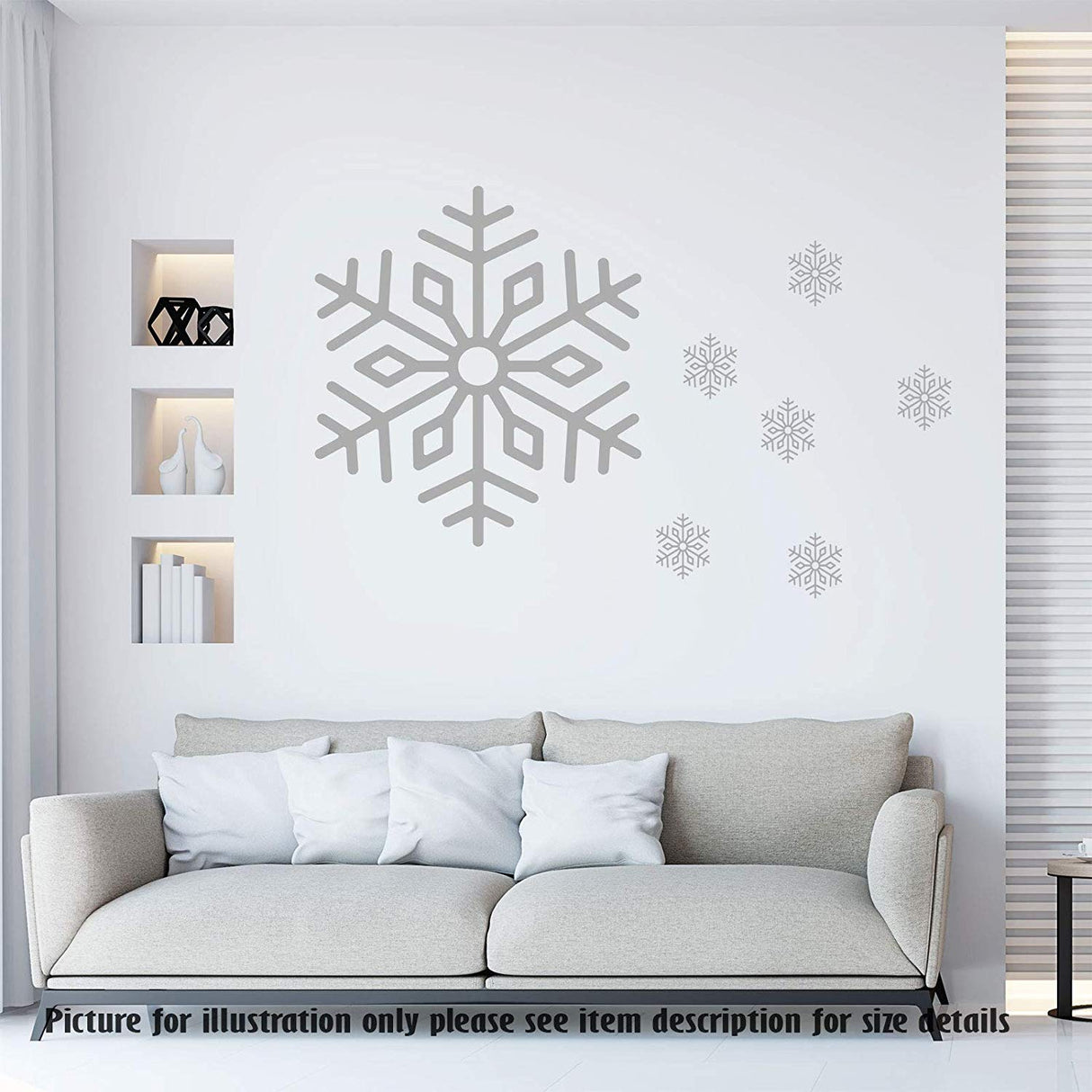 Christmas Snowflakes stickers