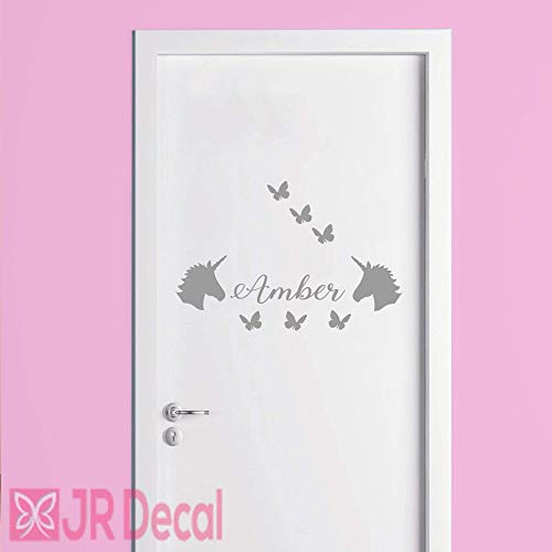 Unicorn Personalised name sticker for Door