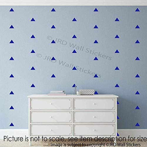 100 pieces 5cm Triangle Signs Wall Stickers vinyl wall decals