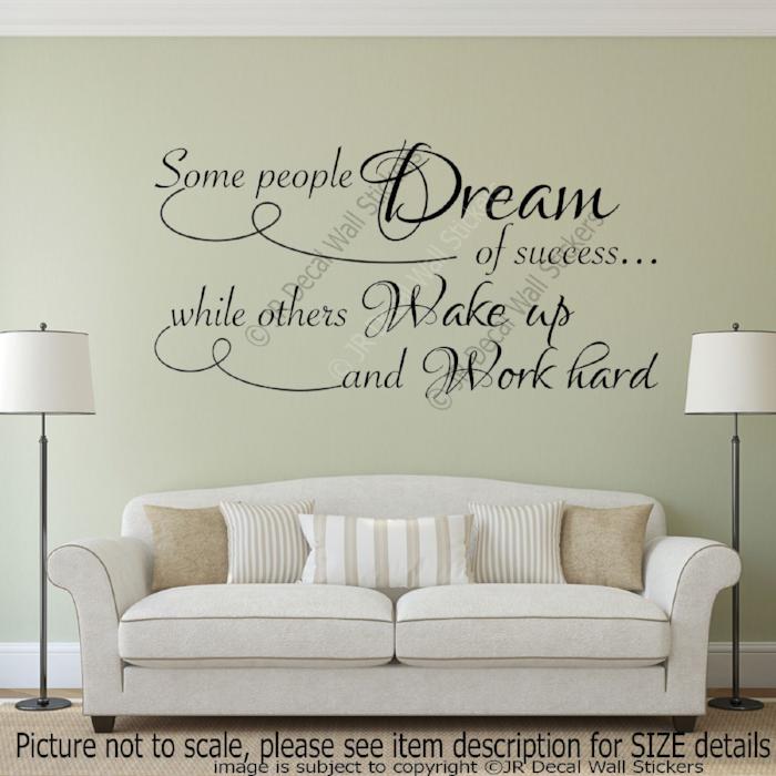 Inspirational quotes stickers for walls