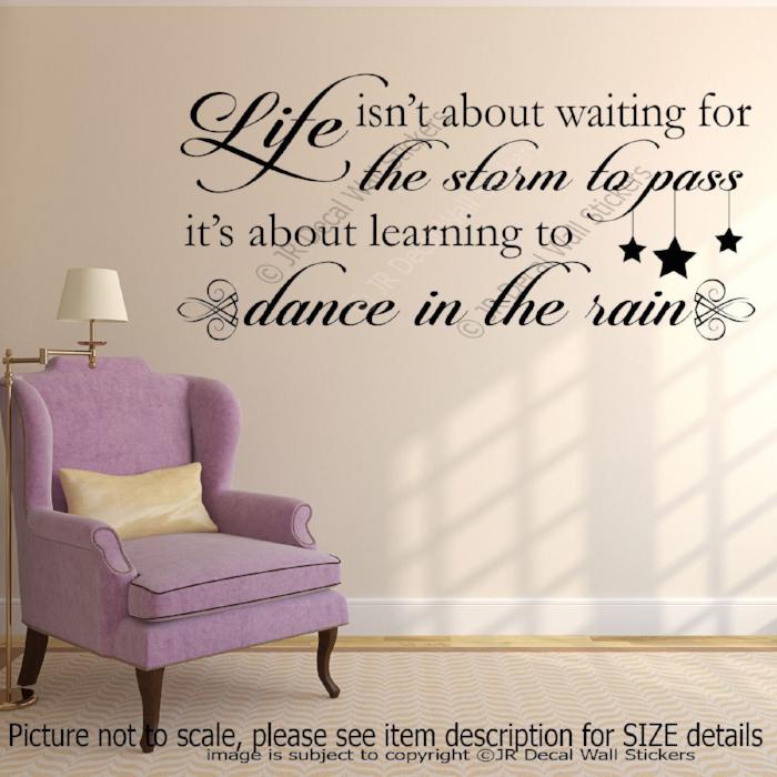 Motivational quotes wall stickers
