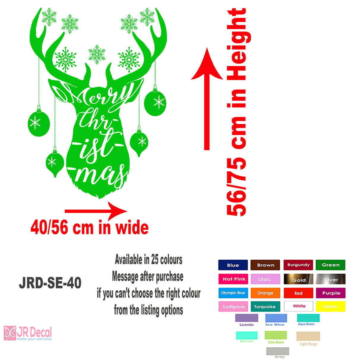 Christmas Reindeer Wall stickers