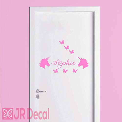 Unicorn Personalised name sticker for Door