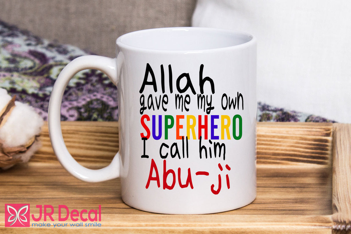 Superhero, I call him Abbu - Gift for muslim dad