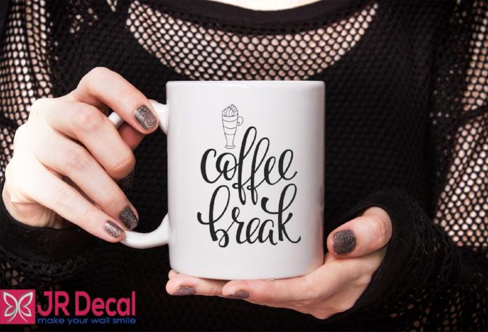 Coffee Break Printed Mug