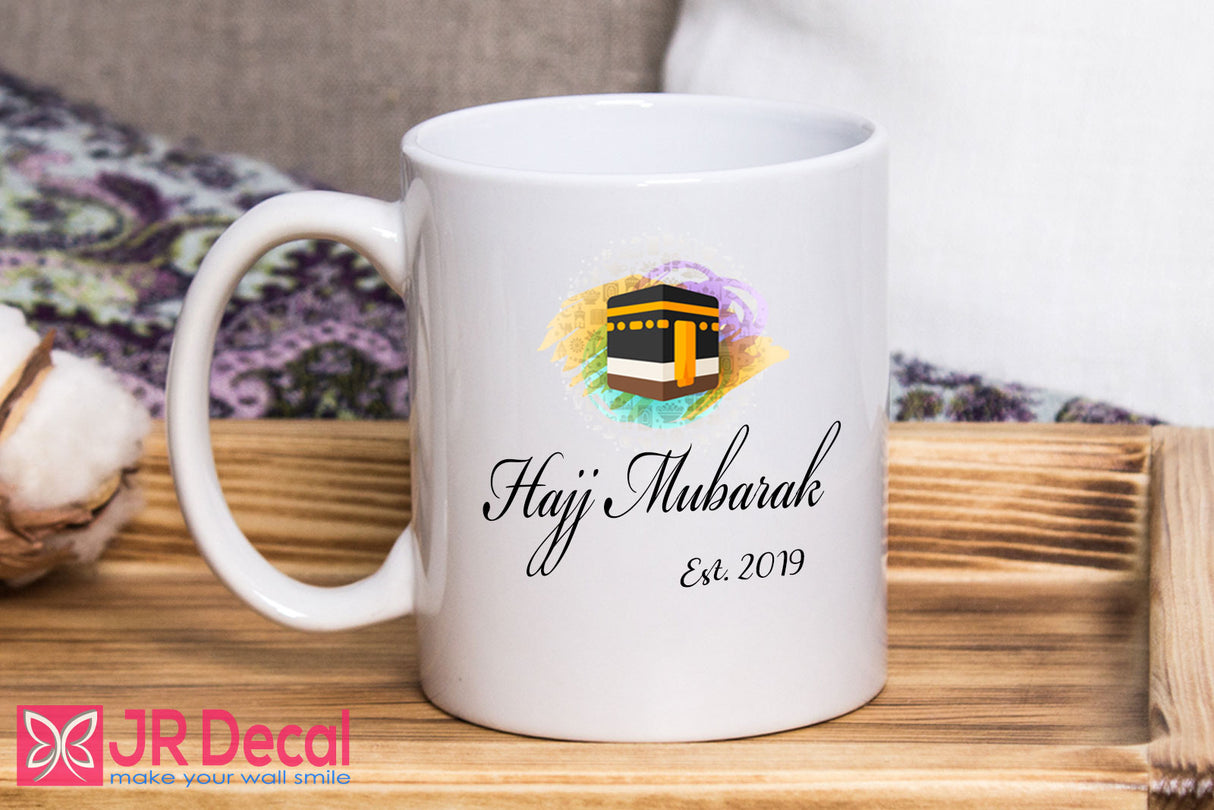 Hajj Mubarak Printed Customizable Coffee Mug