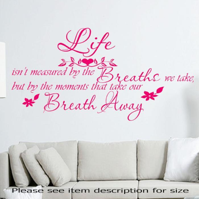 Motivational QUOTE Vinyl Wall Decal