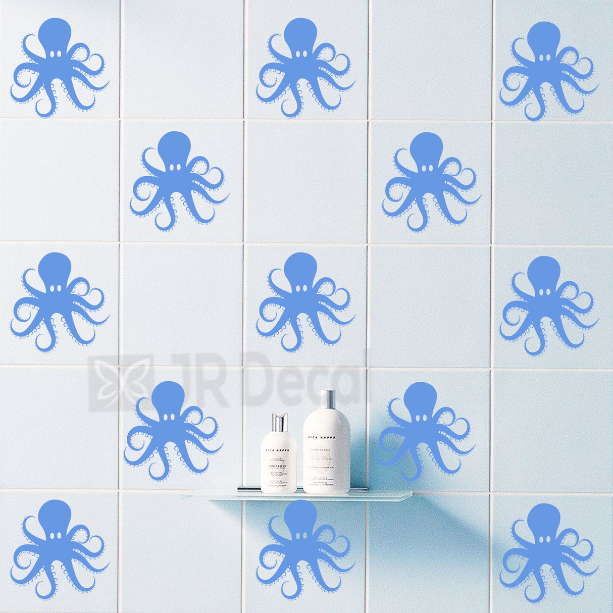 Octopus Bathroom wall sticker Sets