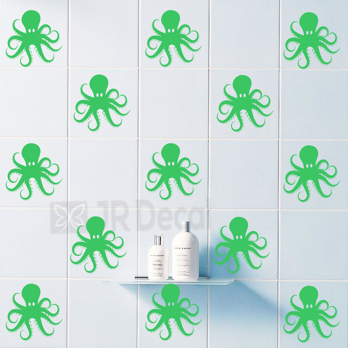 Octopus Bathroom wall sticker Sets