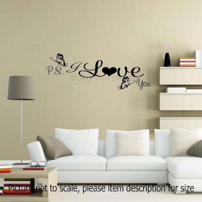 PS I LOVE YOU - Vinyl Wall Decals