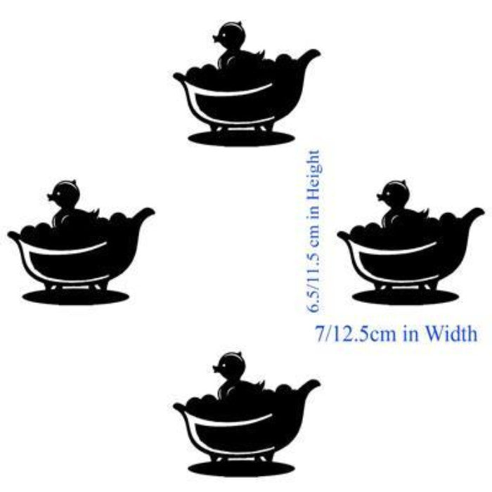 'Bath Duck' Bathroom wall stickers