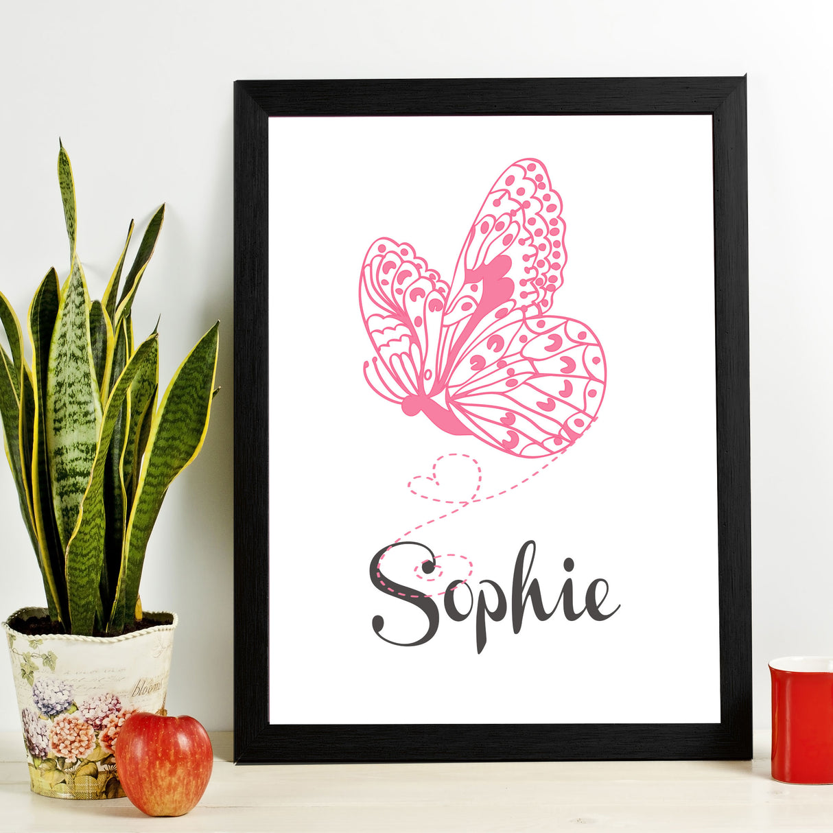 Butterfly Personalised Name Picture Frame