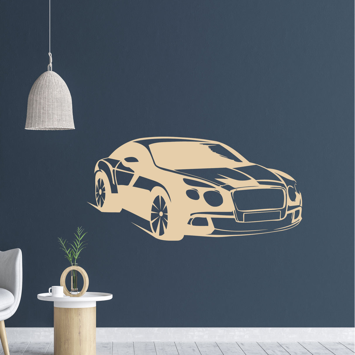 Stylish Car Wall Sticker for Boys Bedroom | Car Decal | Sports Car