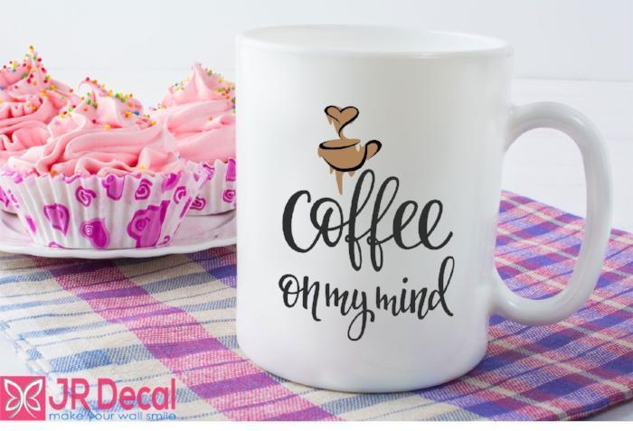 Coffee on my mind Printed Mug D5