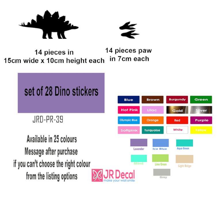 Diplodocus Dinosaur wall art Set