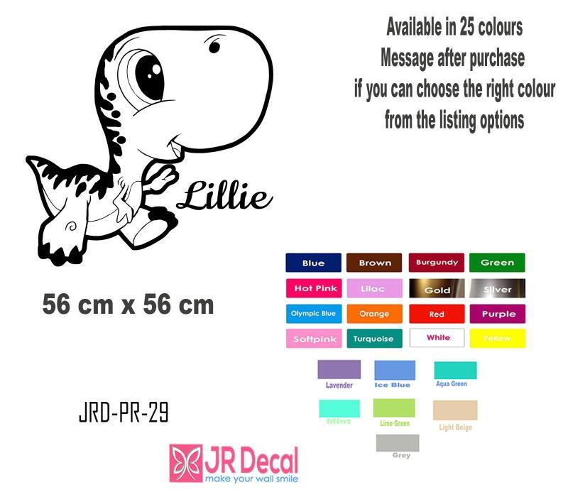 T-Rex Personalised Dinosaur Wall Sticker