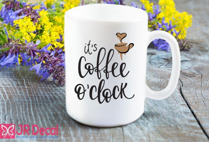 It's Coffee O'clock Printed Ceramic Mug