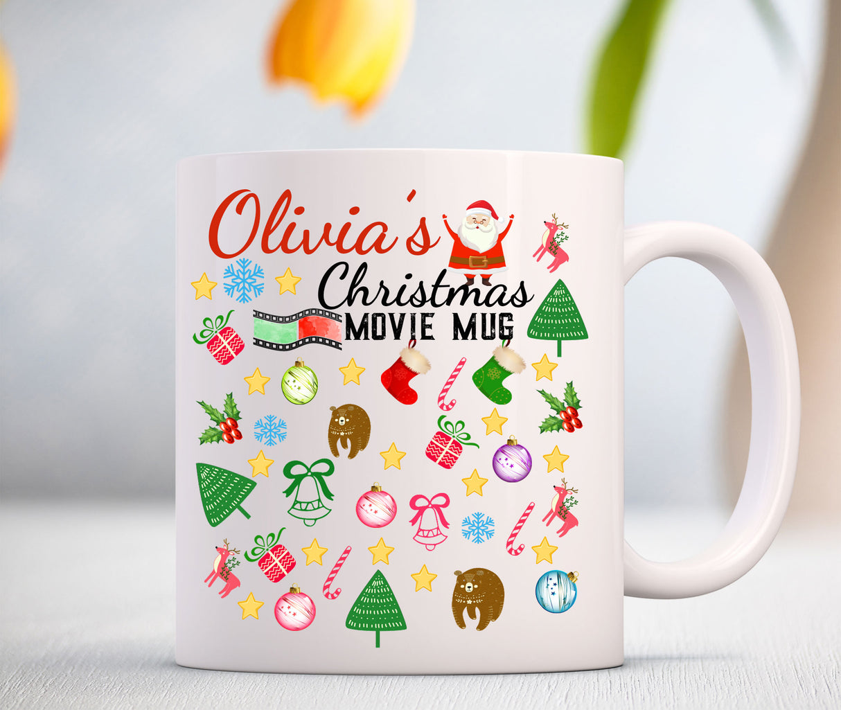Customised Christmas Movie Mug