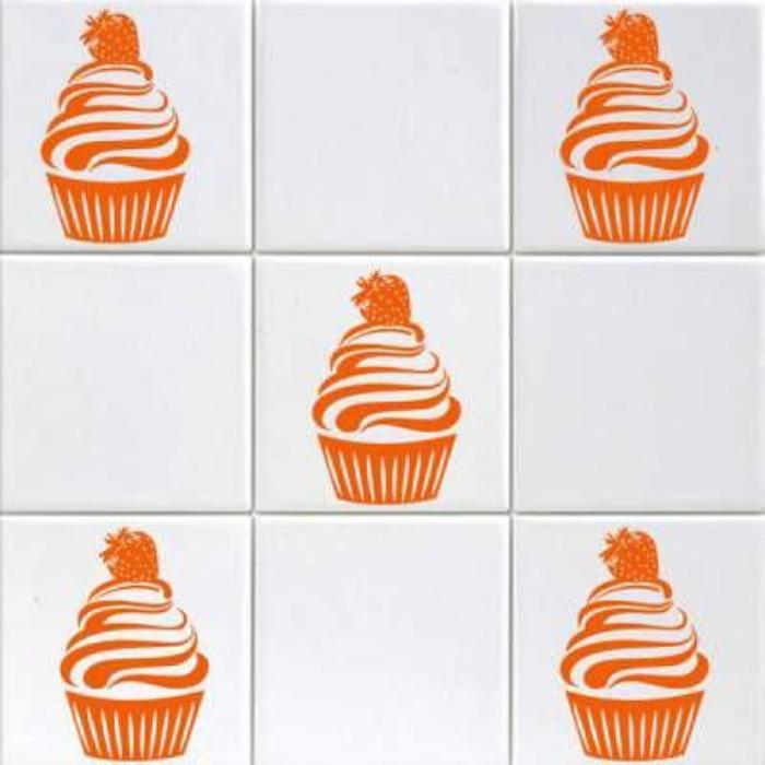 Strawberry Cupcake Wall Stickers Sets
