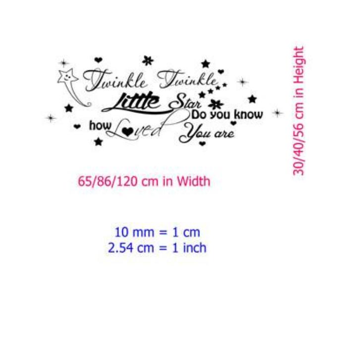 Twinkle Twinkle - Baby Room Wall Sticker