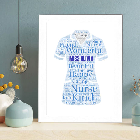 Personalised Word Art Prints UK