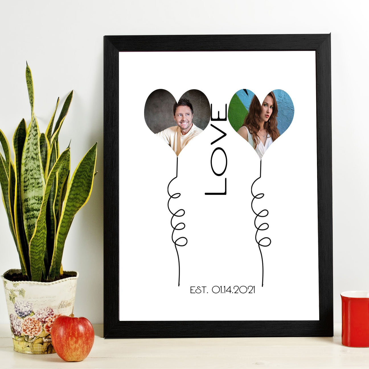 Personalised Couple's Framed Prints
