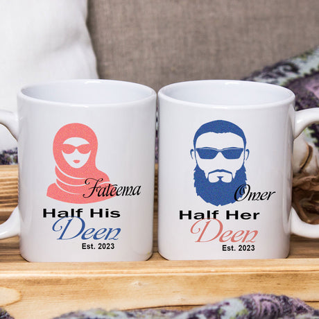 Personalised Islamic Mugs for Couples
