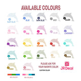 JR Decal Word Art Colour Chart