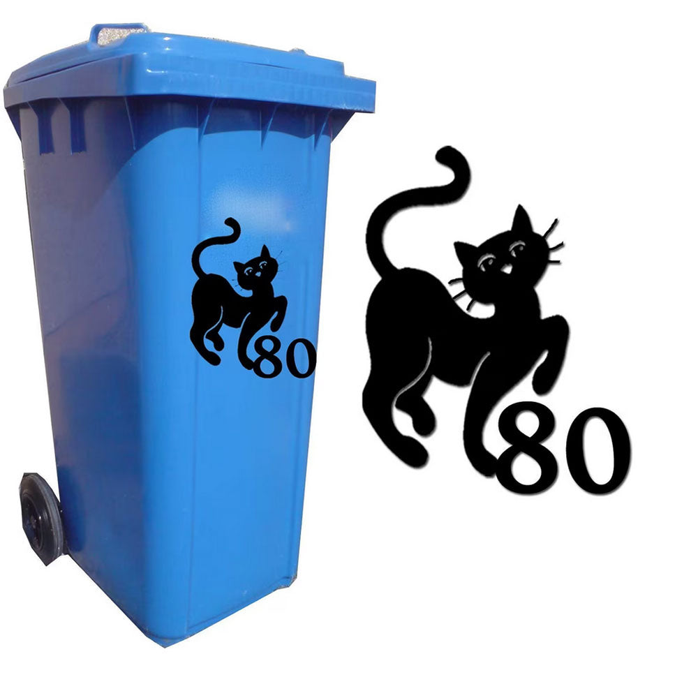 WHEELIE bin Sticker, RECYCLING BIN Stickers