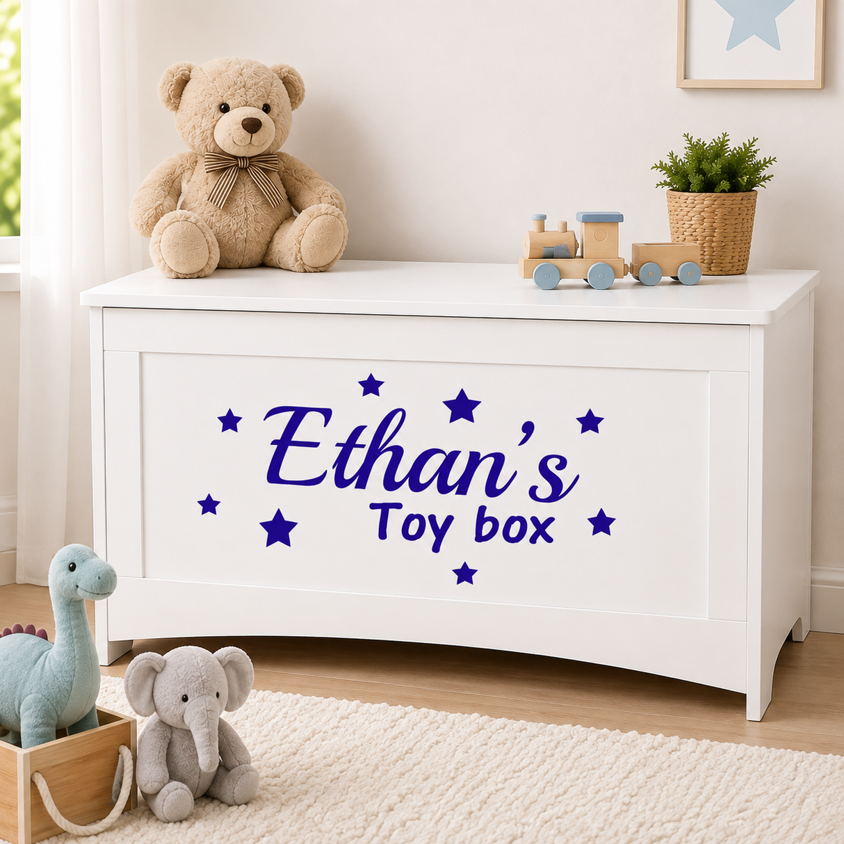 Personalised Toy Box Name Stickers