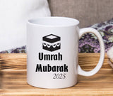 Umrah Mubarak & Year Printed Customizable Coffee Mug