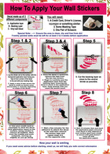 How to Apply wall Stickers