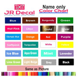 Personalised dinosaur name wall stickers for kids room, dinosaur Custom name wall decal Tyrannosaurus Rex wall sticker