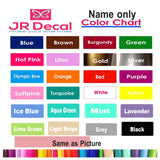 Rose Flower Wall Stickers  Custom Vinyl Decals for Nursery, Bedroom, Living Room and Home Decor, watercolour flower rainbow wall décor