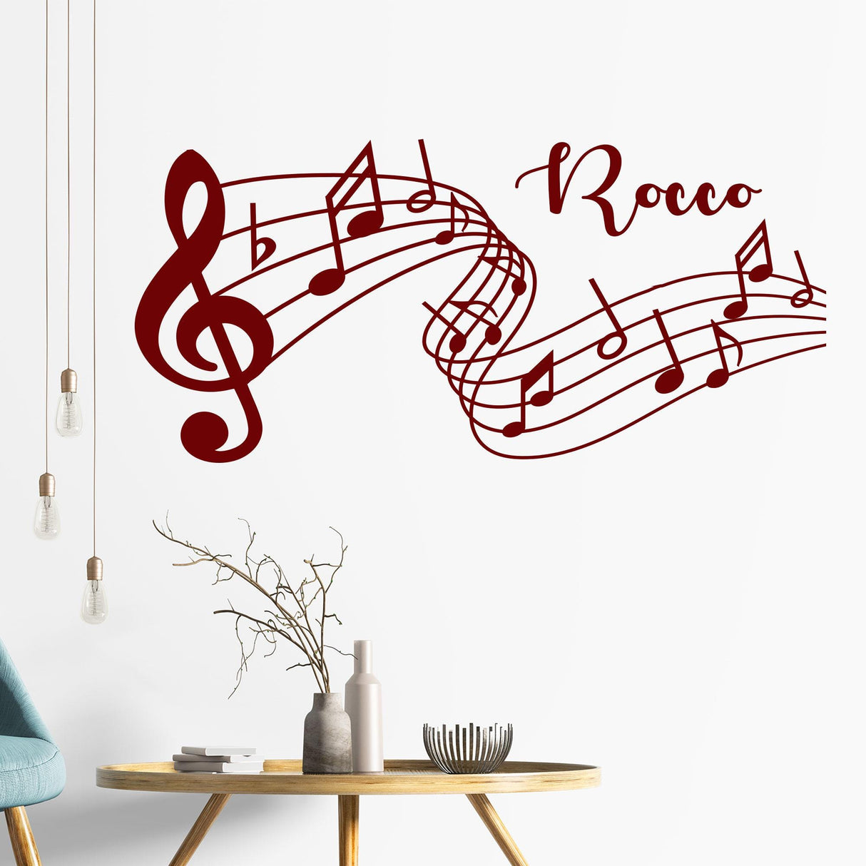 Music Notes Wall Stickers Custom mane nursery 