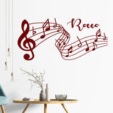 Music Notes Wall Stickers Custom mane nursery 