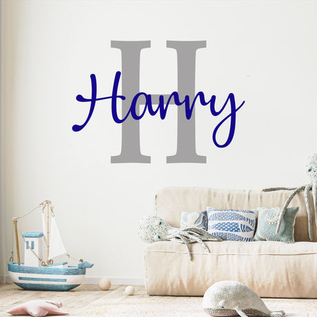Personalised Boy name wall stickers 