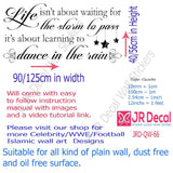 Motivational quotes wall stickers 