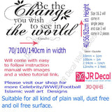 Gandhi Motivational quotes wall stickers 