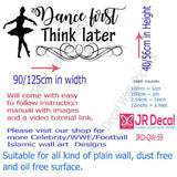 Dance stickers for walls