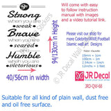 Inspirational quotes wall art