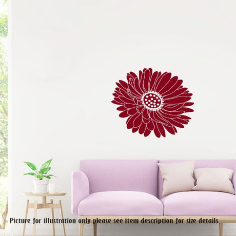 Daisy Flower sticker Removable Vinyl Wall Decals