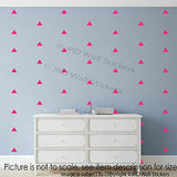 110 pieces Triangle Signs Wall Stickers Removable Vinyl decals